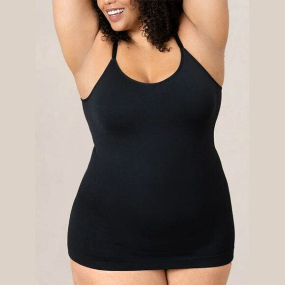 Shapermint Scoop Neck Cami Black Size Medium Seamless Tank Top Smoothing Layer - Picture 1 of 9